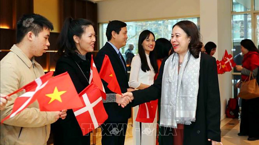 Vice President Vo Thi Anh Xuan begins working visit to Denmark